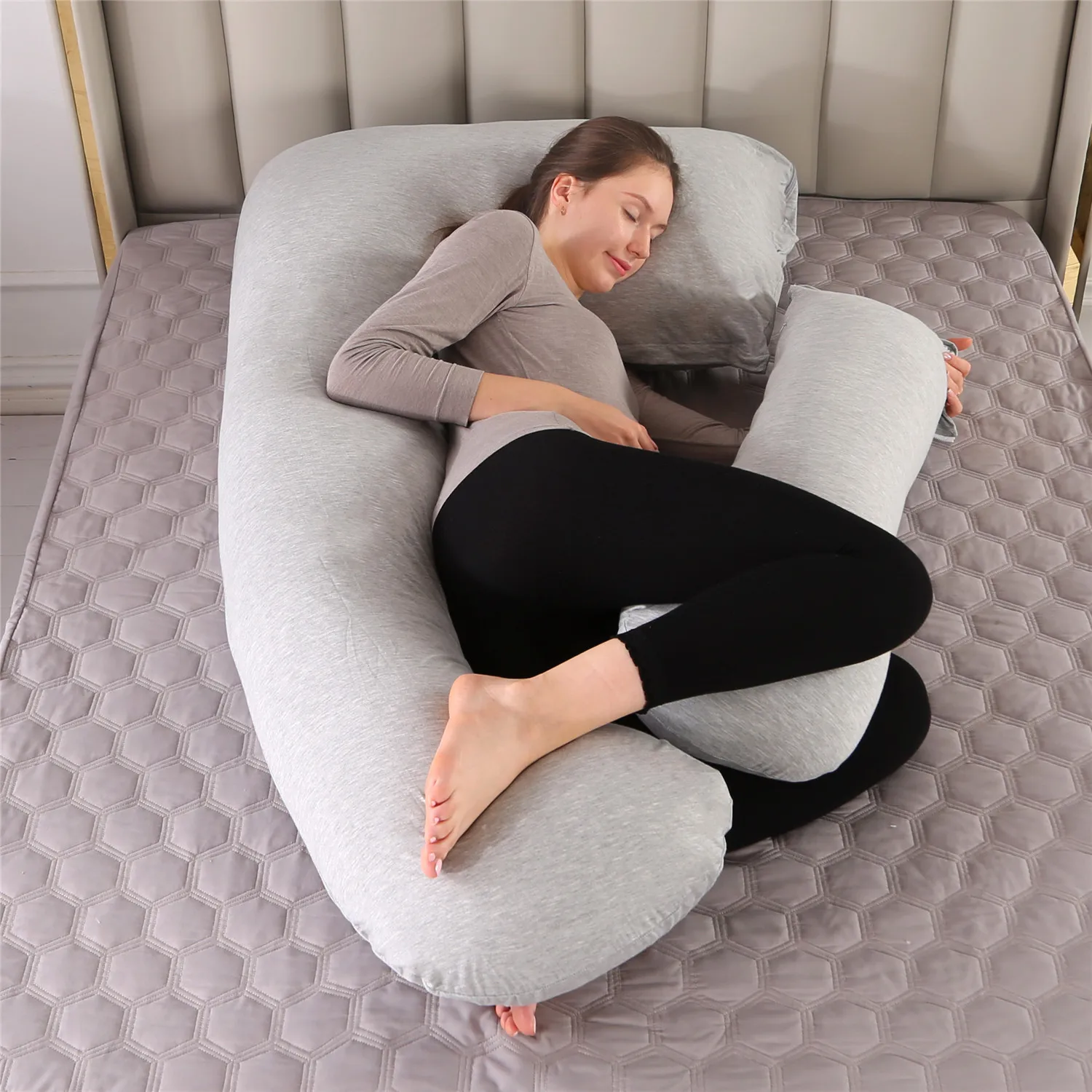 

Wholesale Multi-functional Custom U Shape Full Body Pregnancy Maternity Pillow