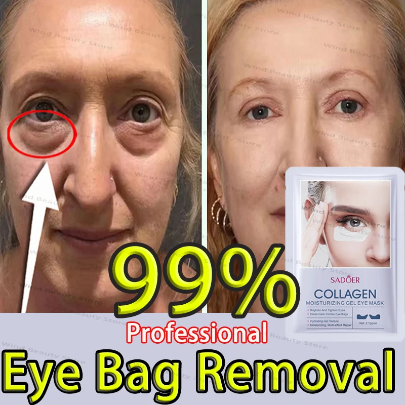 Eyes Bag Remove Collagen Eye Patch Instant Fade Fine Lines Dark Circles Fat Particles Moisturizing Anti-Puffiness Korea Eye Care collagen eye mask eye mask patch
