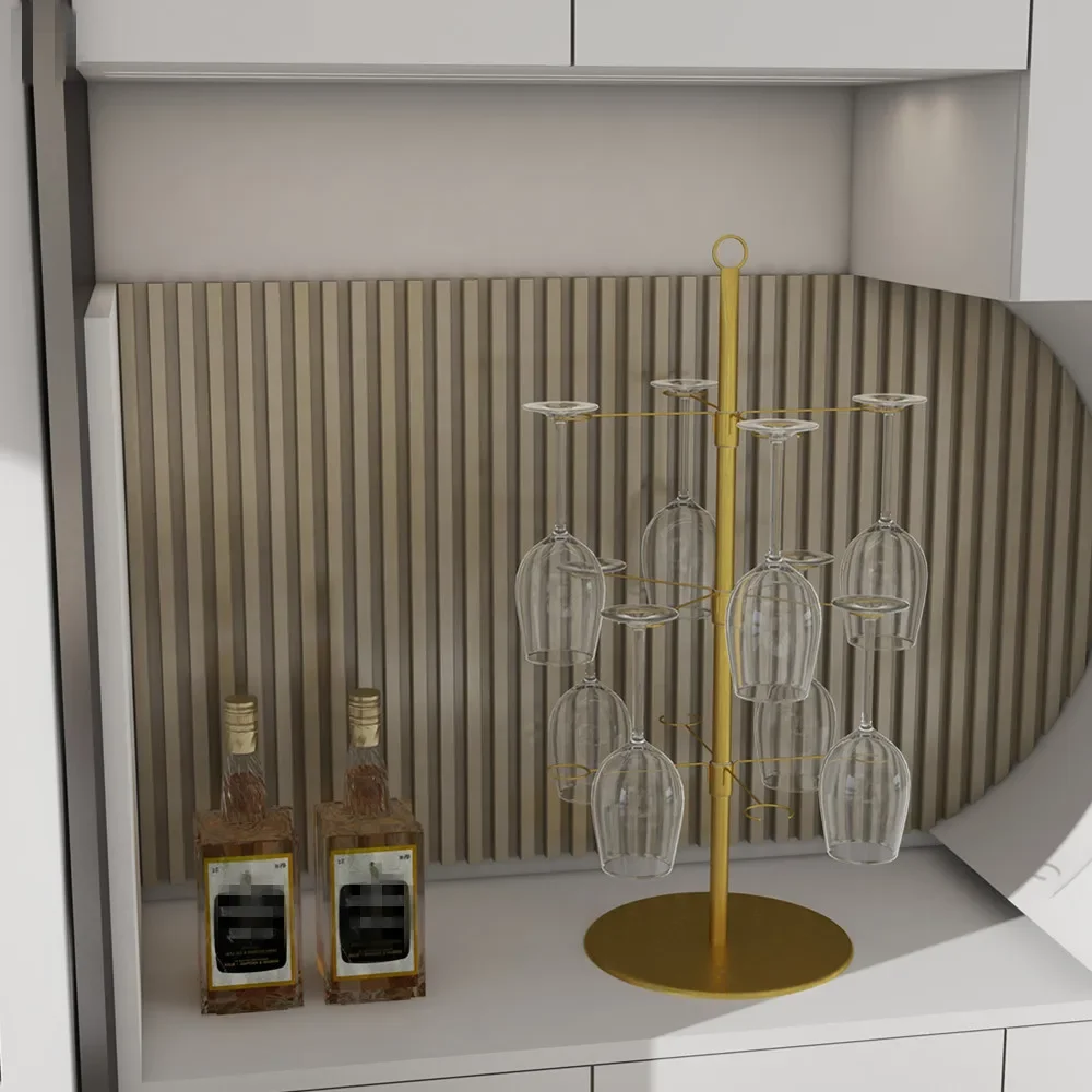 Champagne Tower, Metal Drink Tower for Parties Champagne Glass Holder, 3 Tiers-12 Brackets, for Bar Stand, Cocktail Tree Stand
