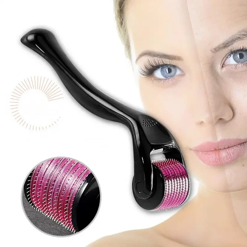 Professional Microneedle Roller 0.25mm 540 Titanium Microneedle Facial Skincare Beauty Massage Micro Grinding Tool