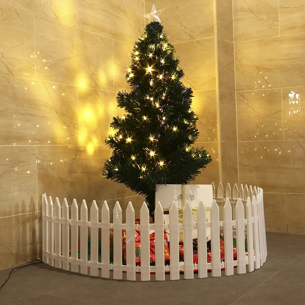 

Christmas Fence Picket Fence Small Landscape Fence Christmas Tree Fence Miniature Garden Fence