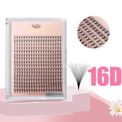 Goddess Faux Mink Volume Fans - Pointy Stem Individual Lash Extensions - 15mm (16D)