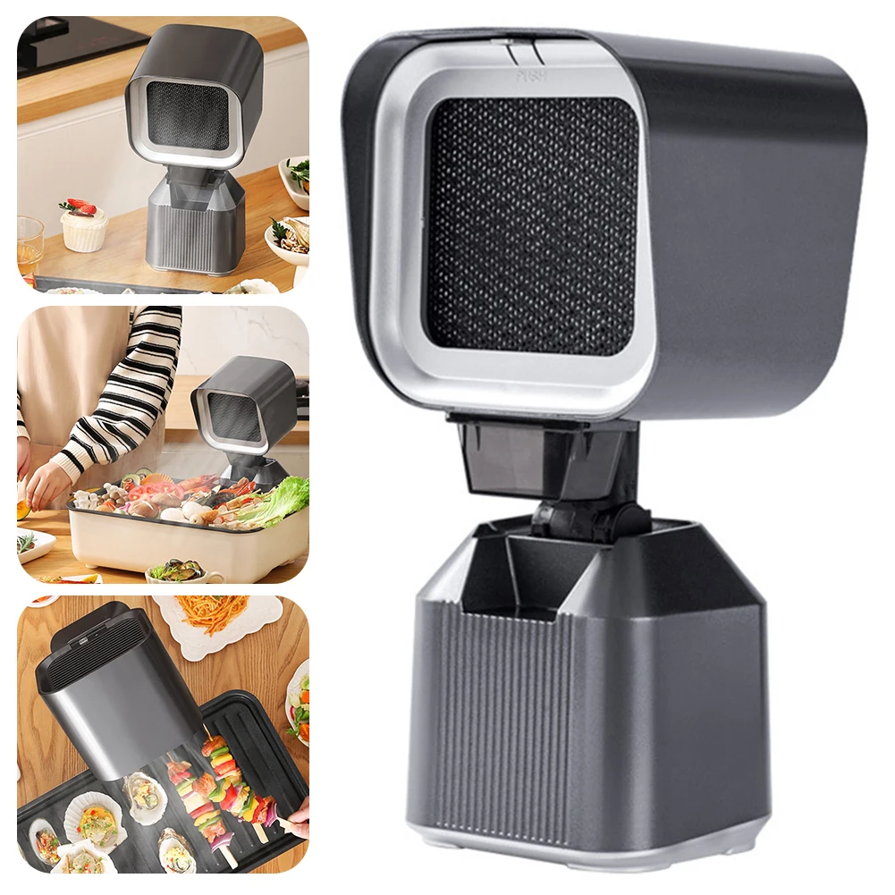 Portable Range Hood Retractable Exhaust Fan with Oil Collection Cup Mini Range Hood 2 Speed Strong Suction for Home Kitchen