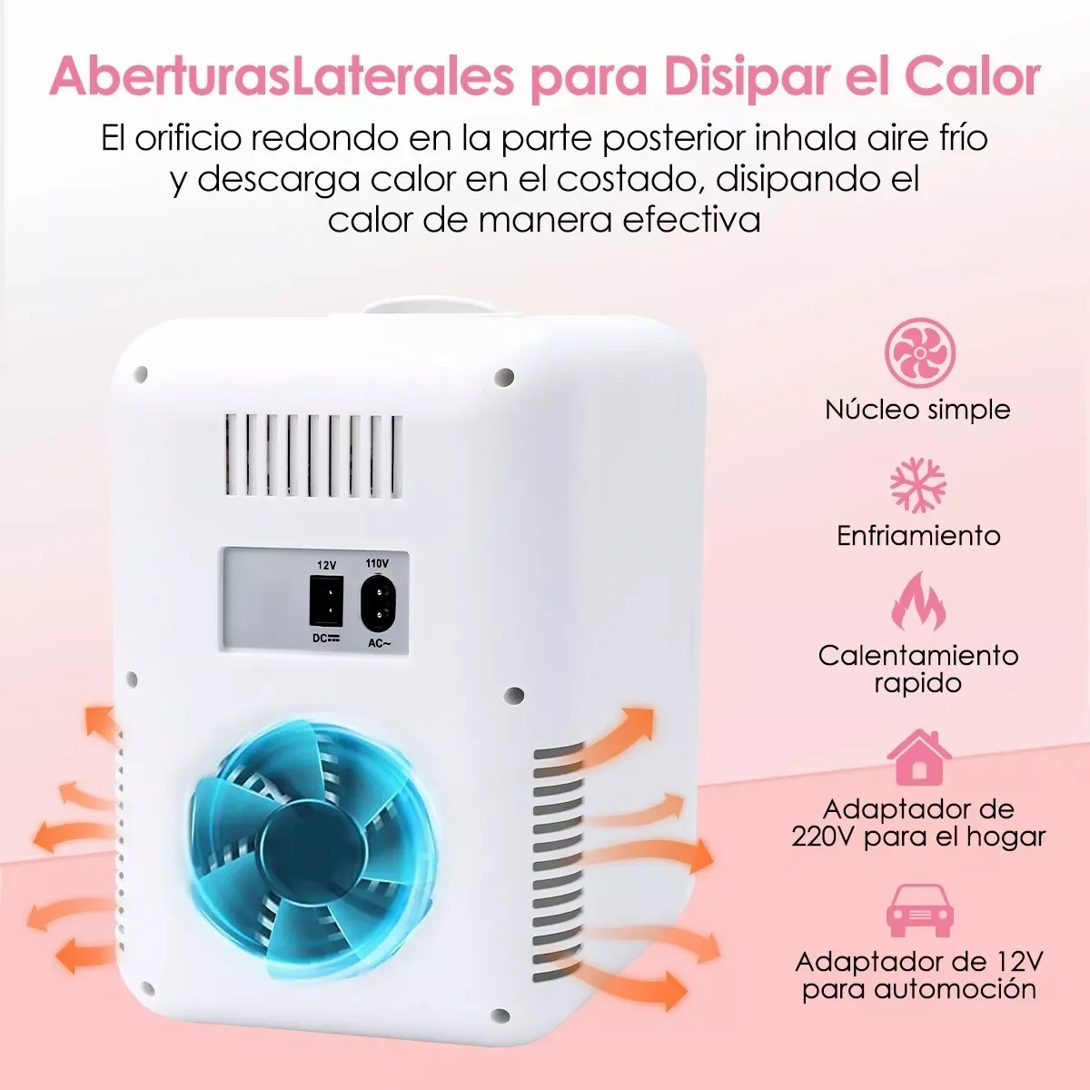 HOMCOM Nevera Eléctrica Pequeña 46L de Capacidad Mini Frigorífico con  Rejilla Ajustable Compartimento Congelador y Puerta Reversible Bajo Consumo  44,5x46,5x49,8 cm Negro