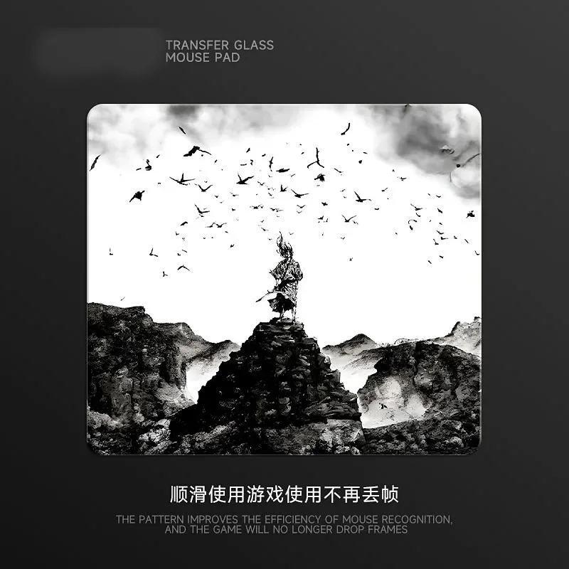 Chainsaw Man Glass Gaming Mouse Pad XS Smooth Frosted Surface Desk