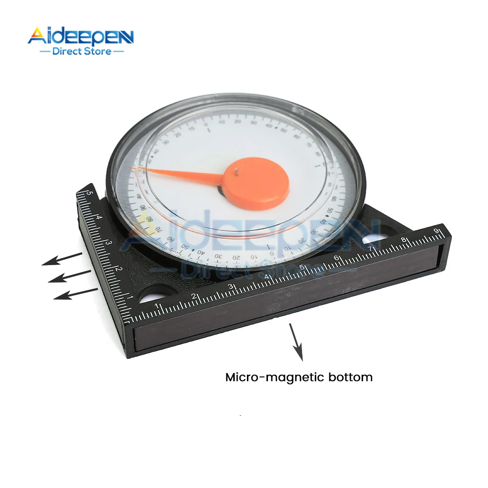 Magnetic Multifunctional Slope Measuring Instrument Angle Meter Horizontal Angle Ruler Slope