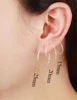 7mm-25mm Real 925 Sterling Silver Round Circles Small Endless Hoop Earrings For Women Girls Piercing Body Jewelry Gift 6