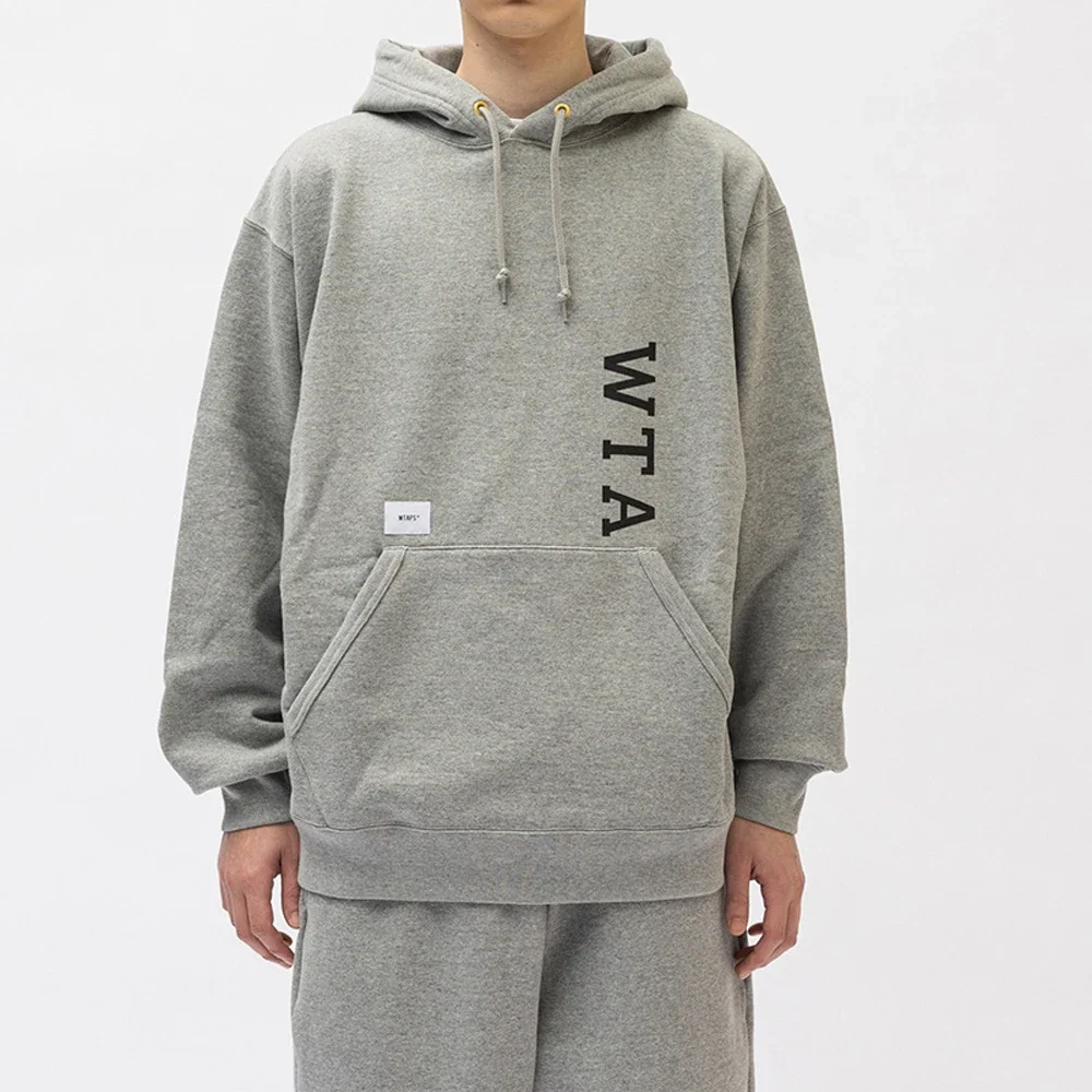 

WTAPS trendy Japanese style Toshio Nishiyama loose hoodie for men and women's casual oversize solid color couple jacket top