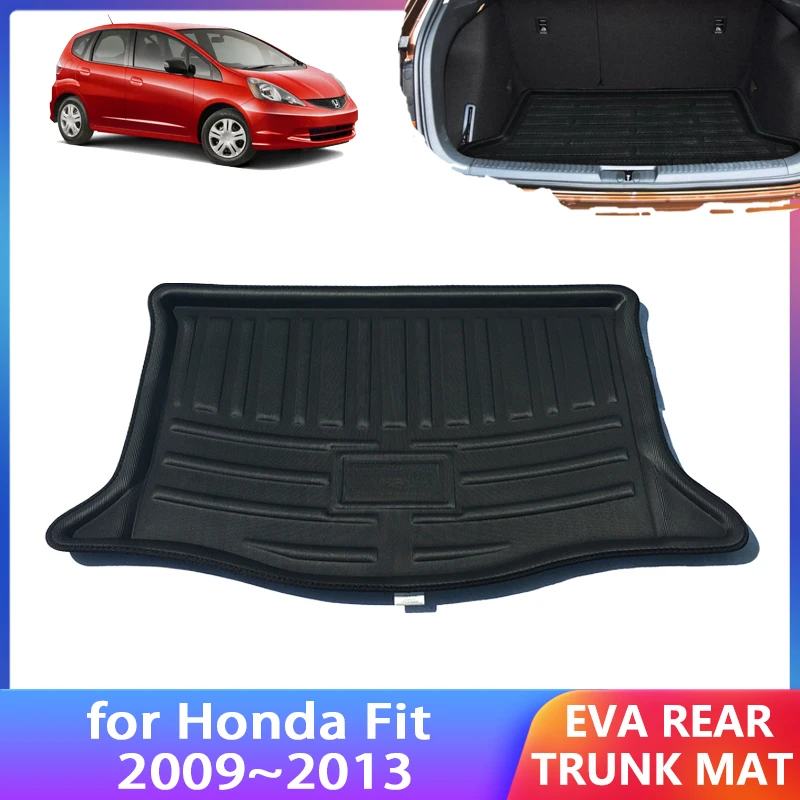 

For Honda FIT Jazz Ge8 Hatch MK 2 2009 2010 2011 2012 2013 Car Accessories Car Rear Trunk Mat Floor Tray Liner Cargo Boot Carpet