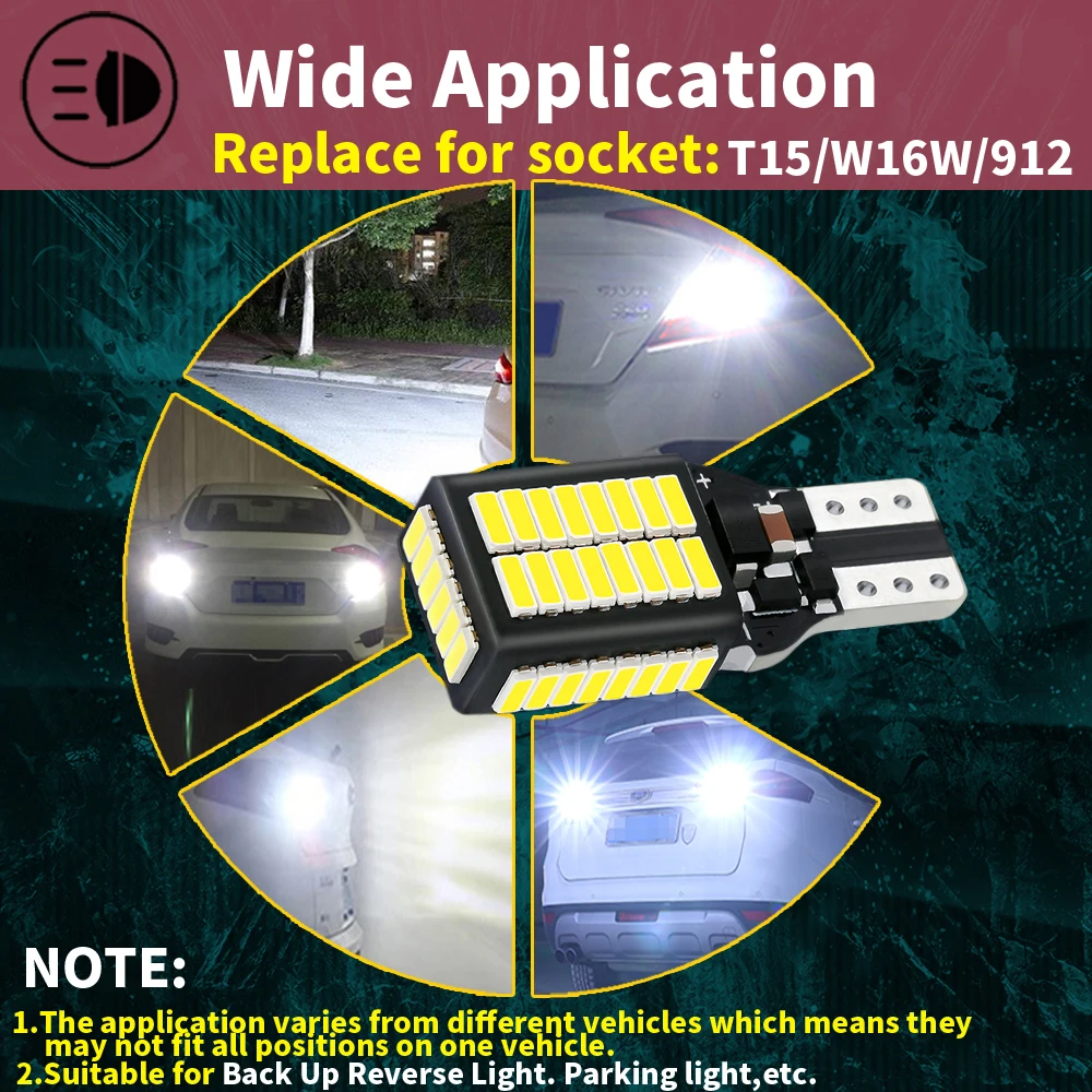 W16W T15 921 912 LED ĵ  , ڵ  , ȥ ú 8 9 ڵ 10 2005  2022 , 2 
