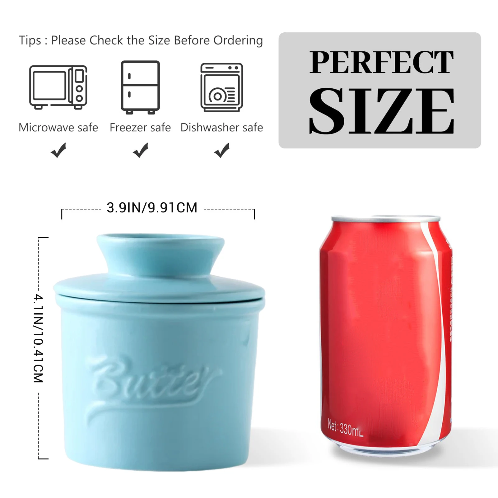 Butter Storage Box Ceramic Sauce Dishes Ceramic Butter Dish with Lid Keeps Butter Soft and Spreadable Keeper Suitable for Optimal Freshness