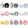 Soft Bedding Cartoon Multifunctional Changable Fluffy Pillows U Shaped Travel Pillow Penguin Whale Protection Neck 1