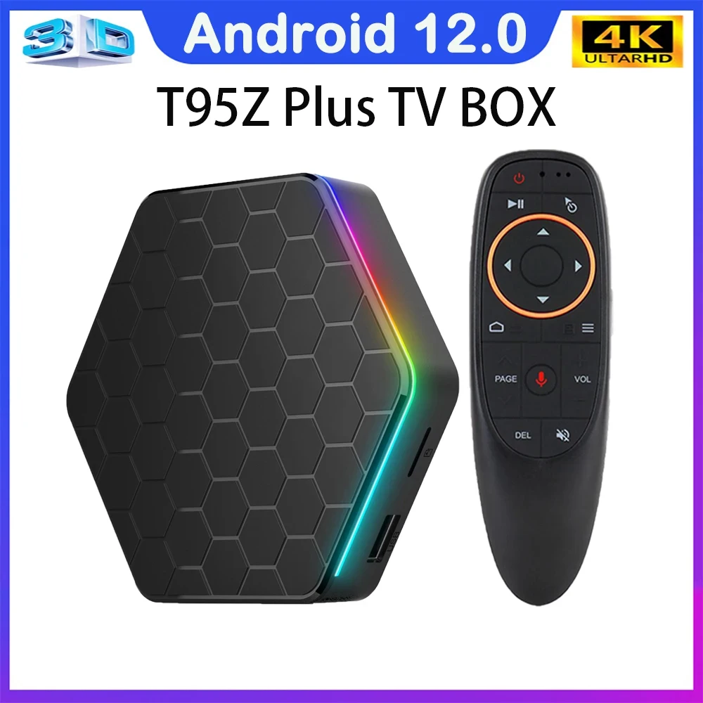 EASYTONE Android TV Box 10.0, Android Box TV 4GB RAM 64GB ROM H616  Quad-Core CPU Smart TV Box Android Supports 2.4/5G WiFi Ethernet BT4.0 4K  6K TV Box