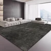 Light Luxury Abstract Carpets Living Room Decoration Grey Rugs Modern Home Sofa Foot Mat Bedroom Bedside Lounge Rug Washable 3