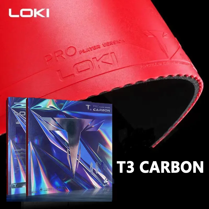 LOKI T3 Astringent Carbo Sponge Table Tennis Rubber