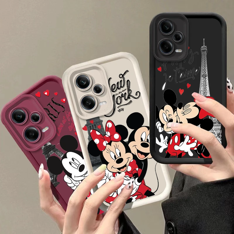 Disney London Minnie Mickey Per Redmi K50 K40 K30 K20 12C 10C 9C 9At 9A Ultra Pro Prime Eye Ladder Custodia Per Telefono