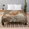 Billie cute Style 005 Throw Blanket wednesday Hairys Vintage Beach Blankets 1