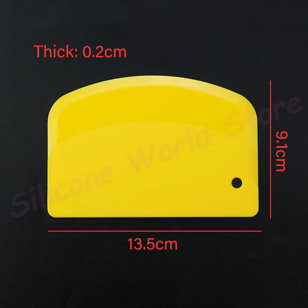 سيليكون العالم العجين مكشطة كريم ملعقة البلاستيك ق...