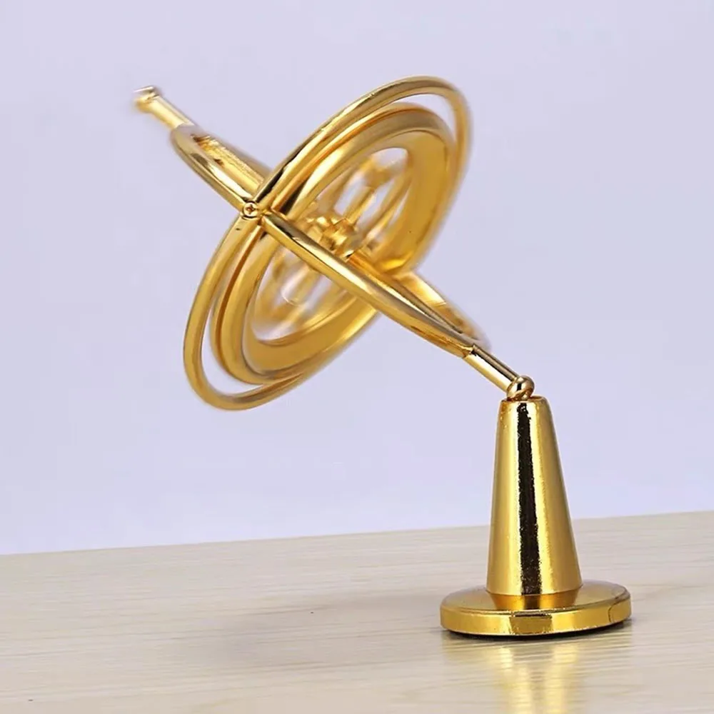 MiniMetalGyroPuzzleToyFingertipSelfbalancingGyroscopePressureRelieveClassic