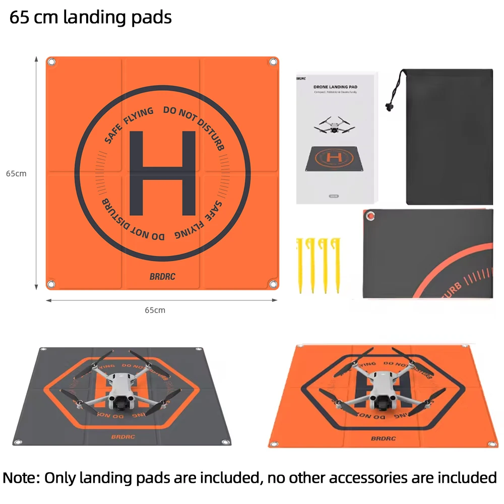 وسادات هبوط قابلة للطي من BRDRC لـ DJI Air 3S/NEO/...