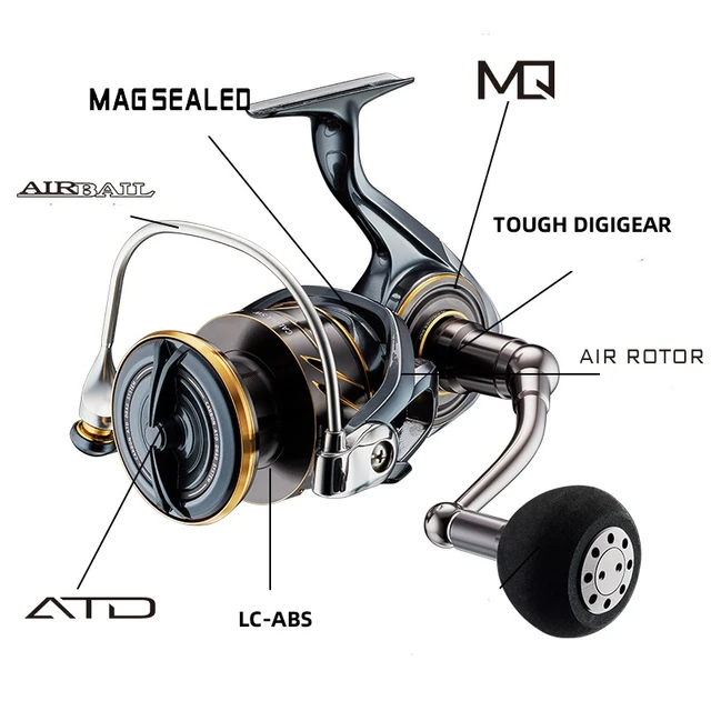 DAIWA 2022 NEW CALDIA SW Original Spinning Fishing Reel 4000-18000 Series  Seawater Fishing Reels Deep Sea Big Tuna - AliExpress