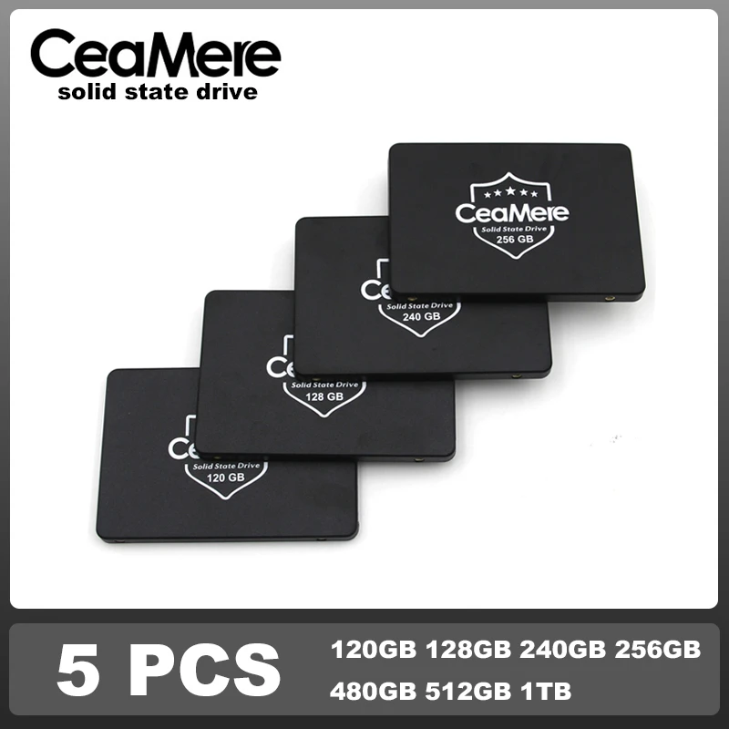 internal ssd for laptop Hard drive disk 5PCS 128GB 256GB 480GB Computer Solid State Hdd  120GB 512GB 1TB Internal Drive Free Custom Logo inland professional 240gb ssd