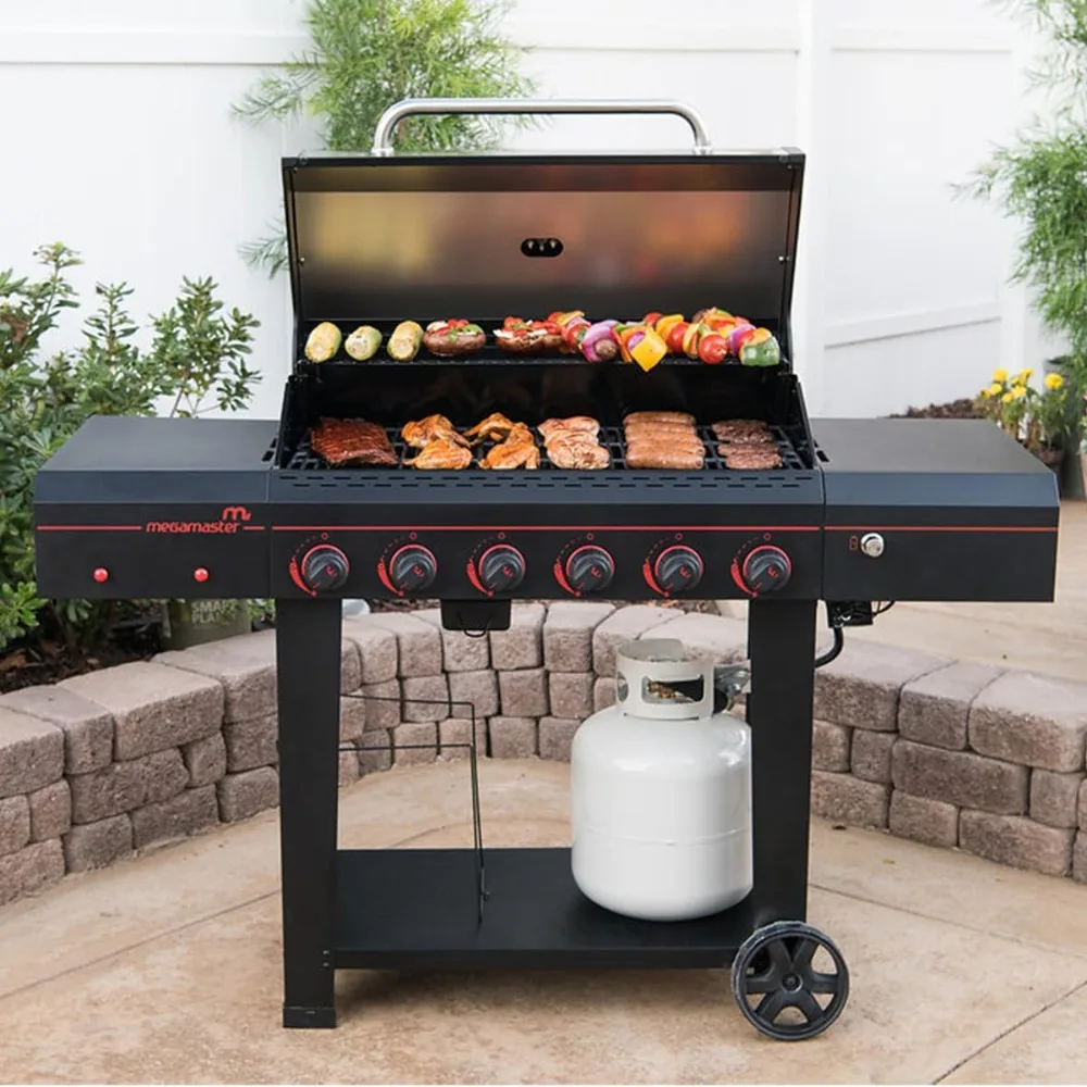 6-Burner Propane Barbecue Gas grill 2