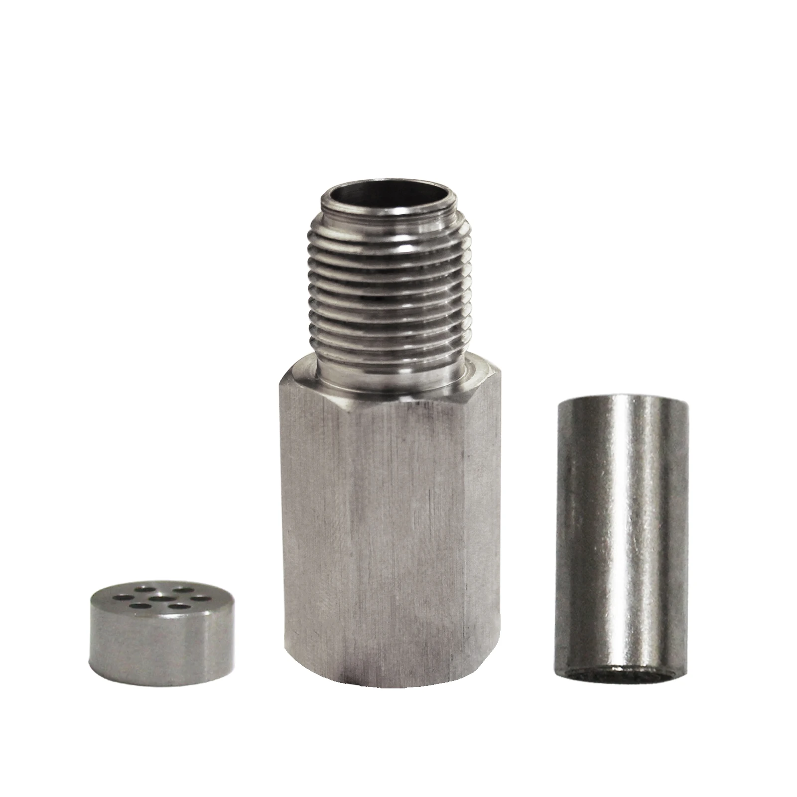 O2 Oxygen Sensor CEL Eliminator Angled Extender Spacer 90 Degree 45 DegreeM18X1.5 Bung