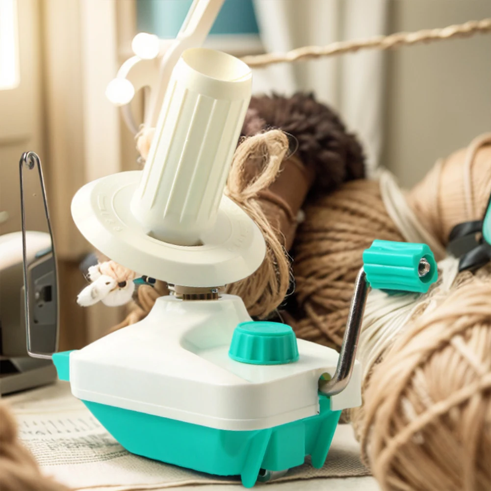 Portable Winding Machine Portable Yarn Winder For Knitting Yarn Ball Thread Fiber Wool String Skein Cable Hand Operated Winder