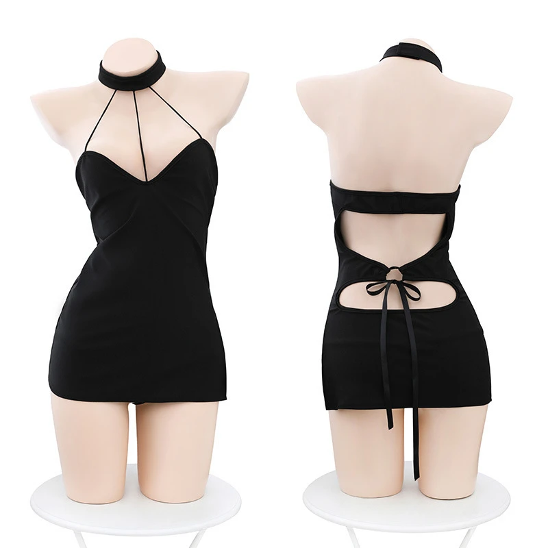 

Sexy Dresses for Women 2023 Short Sleeve O-Neck Candy Ladder Cutout Drawstring Ruched High Slit Hollow Out Skinny Dress