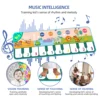 110x36cm Musical Piano Mat Floor Keyboard Dance Mat for Kids Toddlers with 8 Animal Sounds Baby Mat Study Educational Toys 3