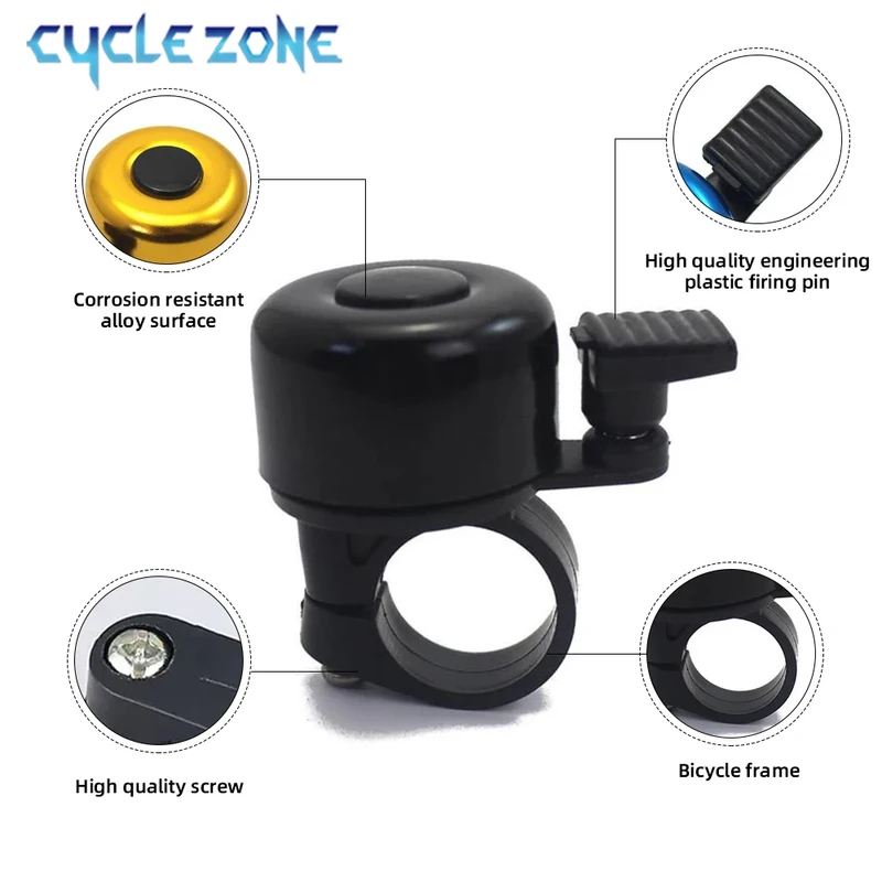 MTB Bicycle Bell Aluminum Alloy Bike Handlebar Bell Ring