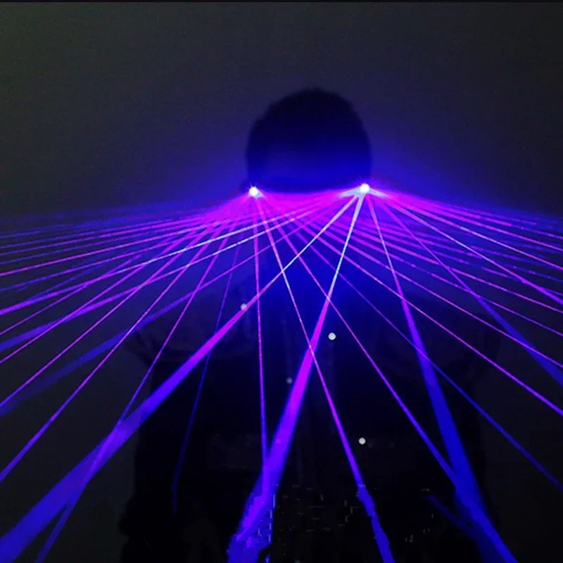 바 RGB 레이저 파티 조명 안경, DJ 빔 안경, 휴대용 파티 무대 조명, 바 나이트클럽 디스코 라이트, 파티 LED 라이트