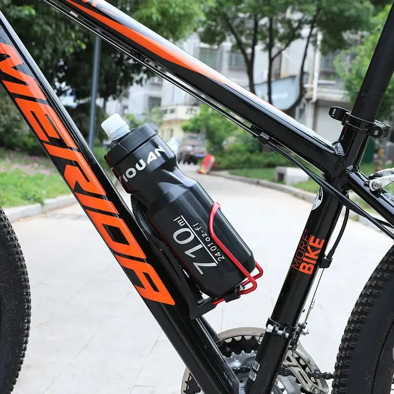 Mountain Bike Sports Bottle with Dust Cover PC Plastic Water Bottle Outdoor Cycling Large Capacity Squeeze Cup sports bottle