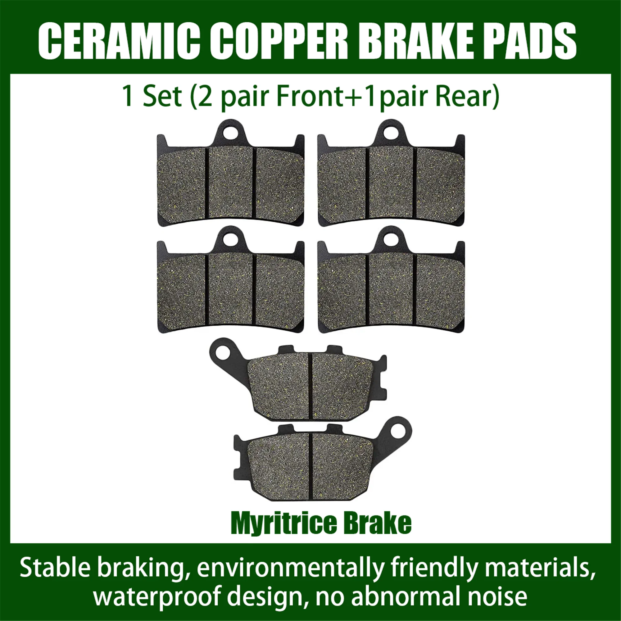 Myritrice Adatto Per Yamaha Yzfr1 Yzf600 R6 Yzfr6S Yzfr7 Pastiglie Freno Moto Anteriore Posteriore Yzf R1 Yzf R6 Yzf 600 R6 Yzf R6 S Yzf R7