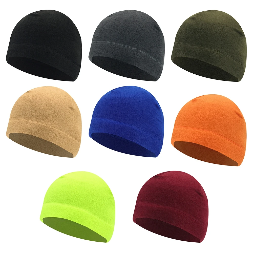 Autumn Winter Men Women Outdoor Cycling Fleece Hat Cold Insulation Windproof Cap