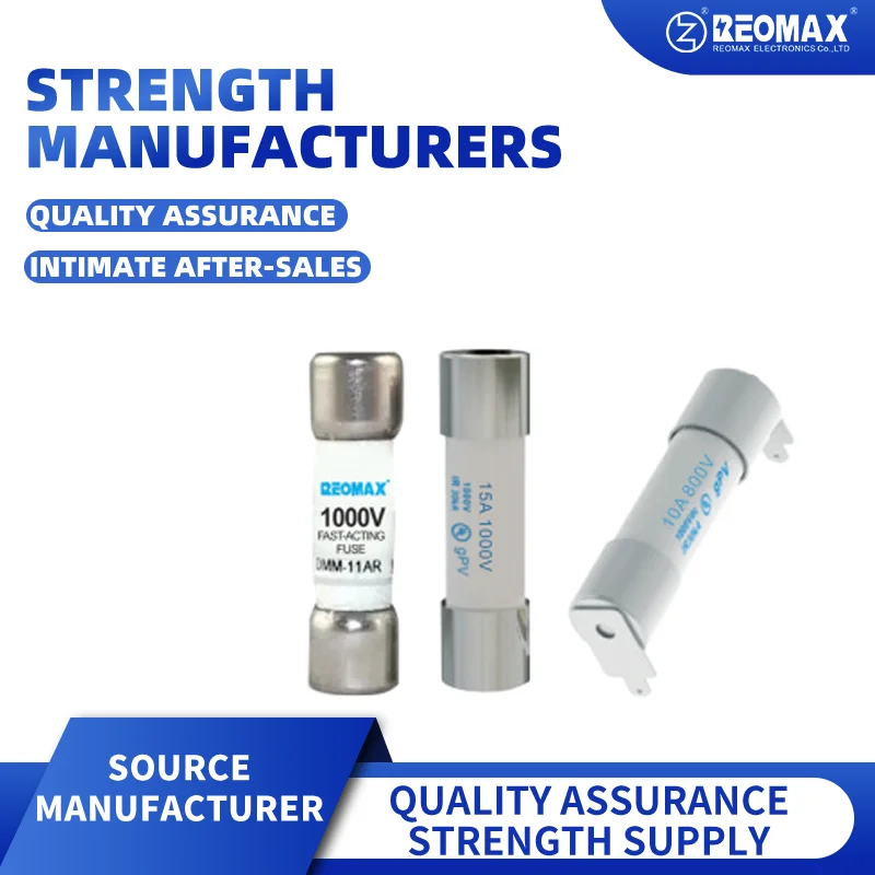 

R10H/R10A Series 10x38mm 1000VDC-MAX 125VDC-MIN Photovoltaic Fuse 8A 10A 12A 15A 16A 20A 25A 30A 32A 35A 40A 50A 60A