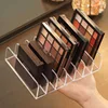 7-Compartment Transparent Makeup Organizer for Eyeshadow Palette and Cosmetics, Vanity Table and Bathroom Countertop Storage Box 1