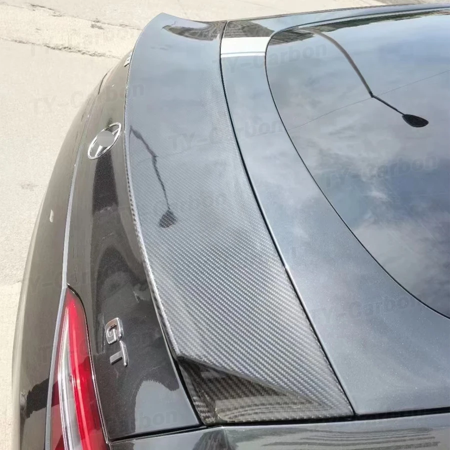 건식 탄소 섬유 자동차 스타일링 부츠 레이싱 윙 리어 테일 스포일러, 벤츠 AMG GT50 GT53 GT63 T 스타일 FRP 2019-2022