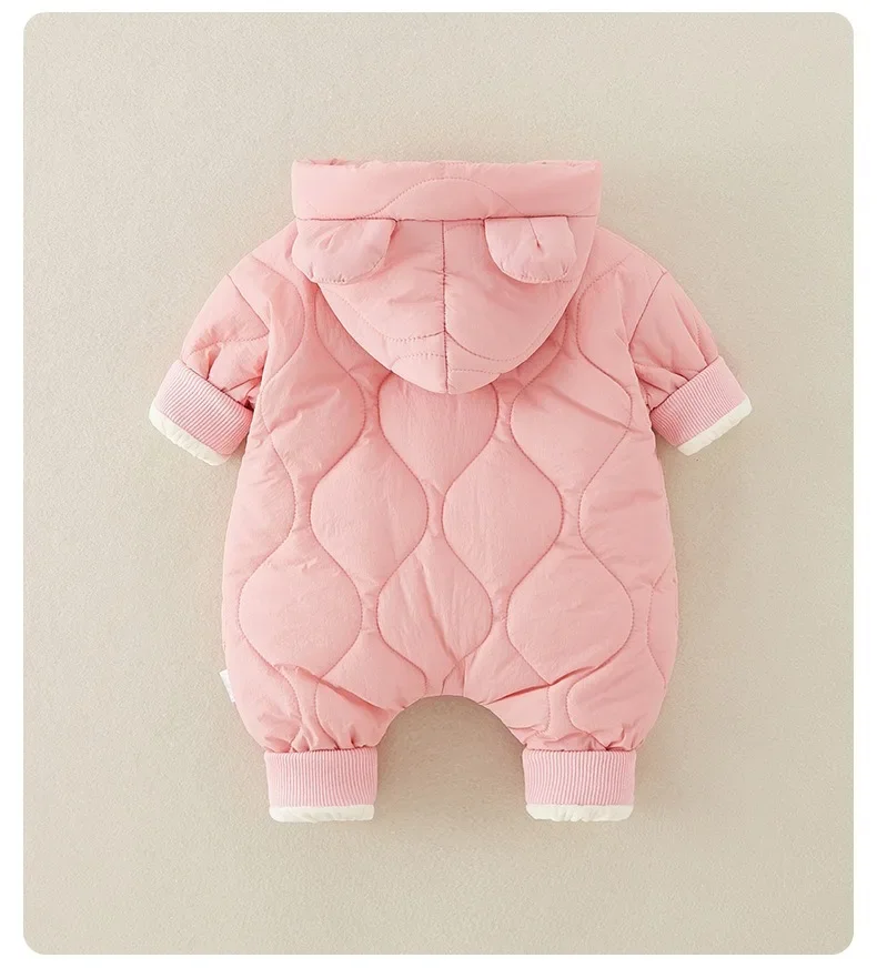 Thicken Fleece Baby Jumpsuits for Winter