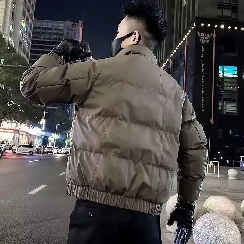 الشتاء سميكة الوقوف طوق الرجال أسفل سترة قطن رائجة...