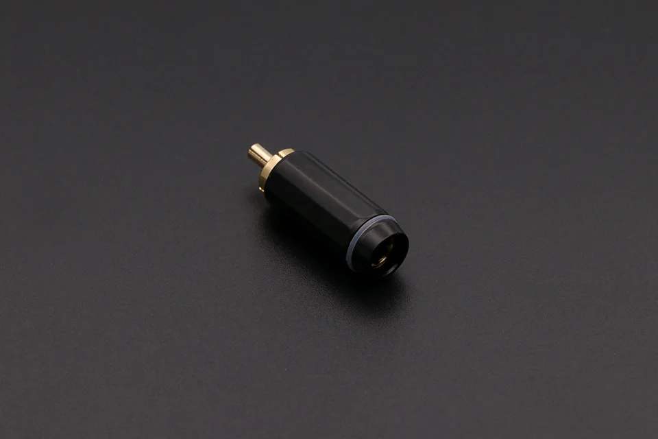 ouro rca conector, suporte cabo até to6mm,