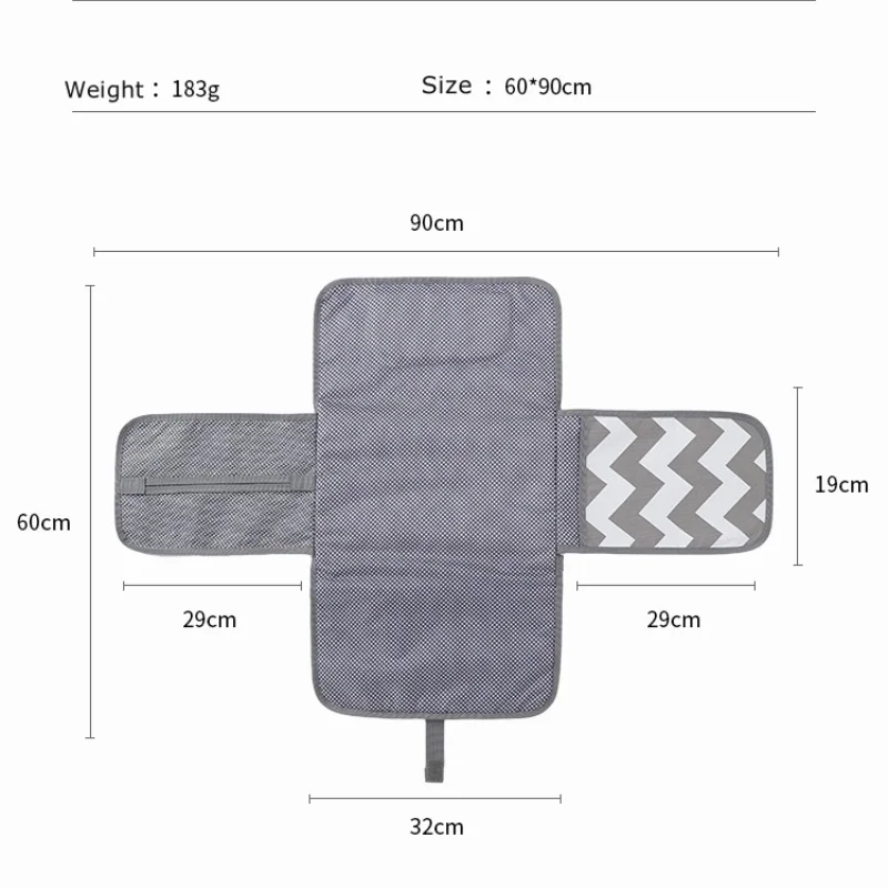 Newborn Portable Baby Diaper Changer Table Multifunction Diaper Changing Mat Cover Infant Stroller Nappy Bag Toddler Item