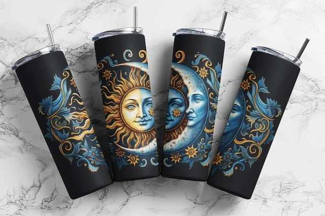 Zodiac Custom Insulated Tumbler With Straw Large Iced Coffee Cup