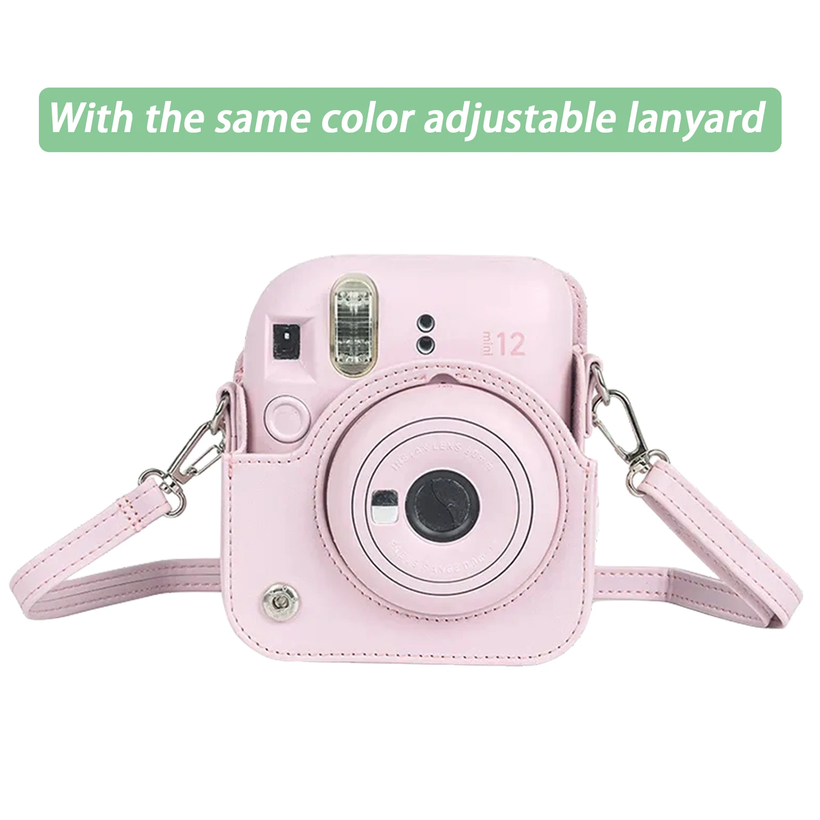 câmera de filme instantâneo saco de couro