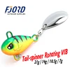 FJORD Tail Spinning 7g 10.5g 14g 21g Balance Rotating Metal Jig VIB Vibration Bait Spinner Spoon New Fishing Tackle Sinking Lure 1