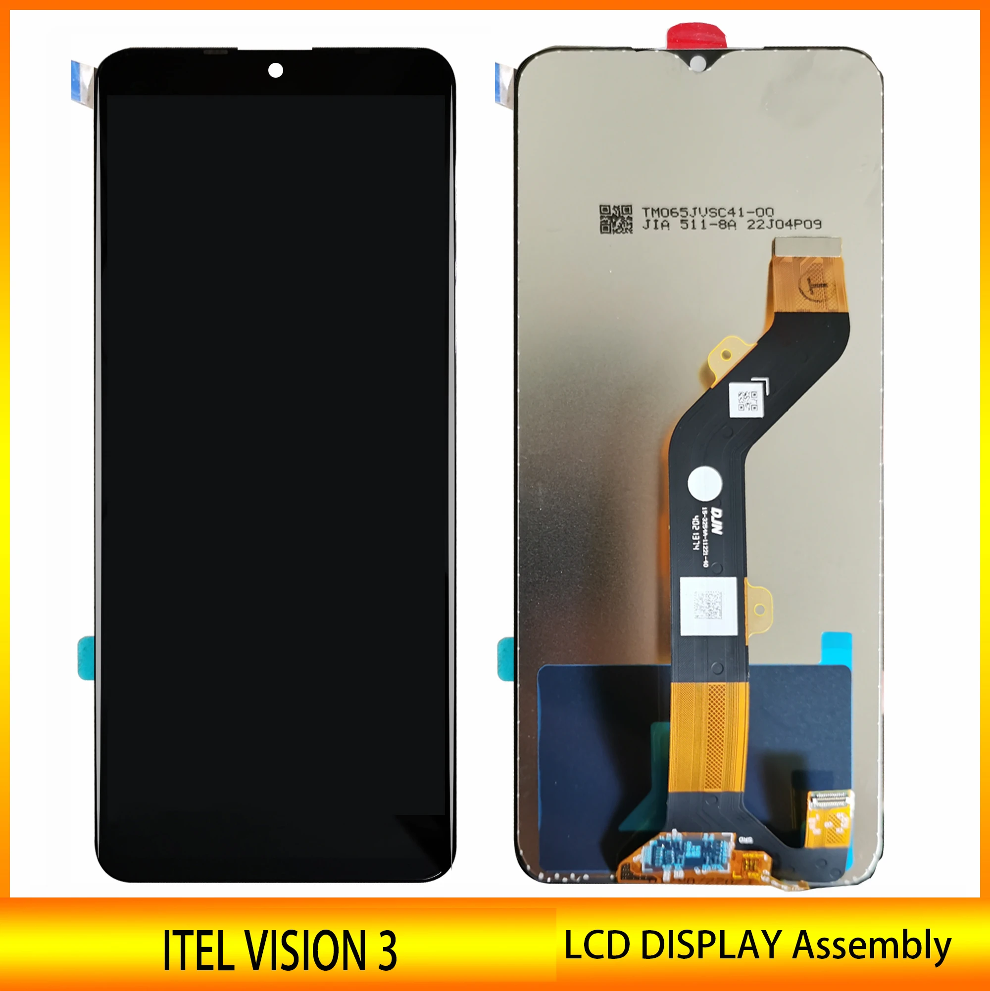 New Lcd 6.6" Lcd For Itel Vision 3 Vision3 Lcd Display Touch Screen