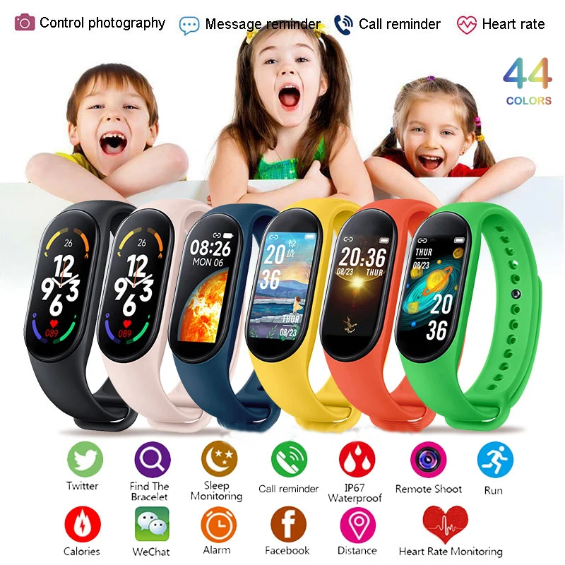 

New in Smart Watch M 7 Men Women Smartband Heart Rate Smartwatch Fitness Tracker Blood Pressure Sport Smart Bracelet for Band 7