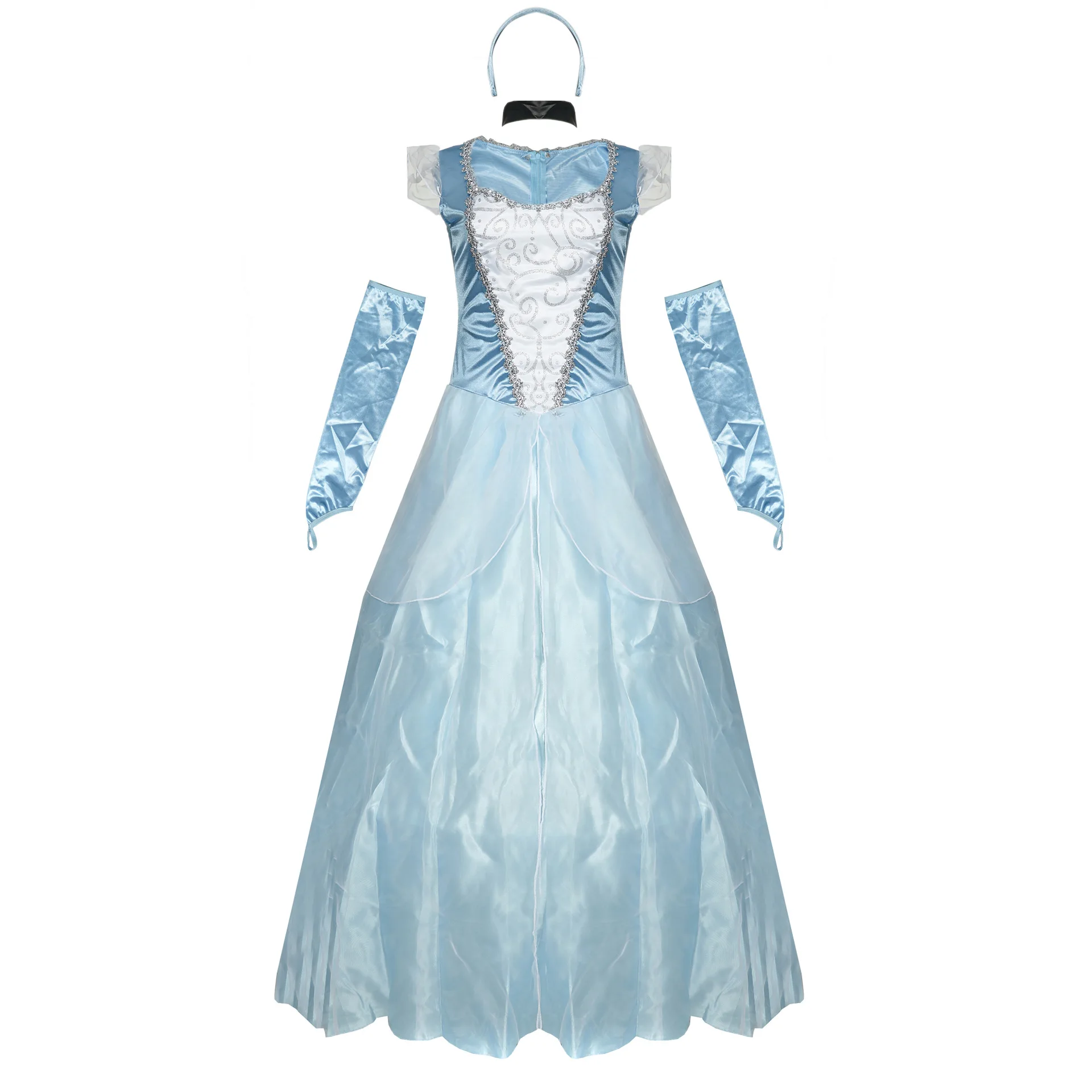 Halloween Cinderella Costume Sexy Princess Snow Whit Fantasia Fancy Dress For Adult Women