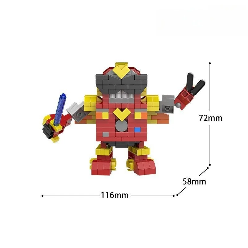 Brawl Stars Game Peripheral Building Blocks Serge Mini Assembled Building Blocks Card Figures Toys Assembly Block Toys Gifts images - 6